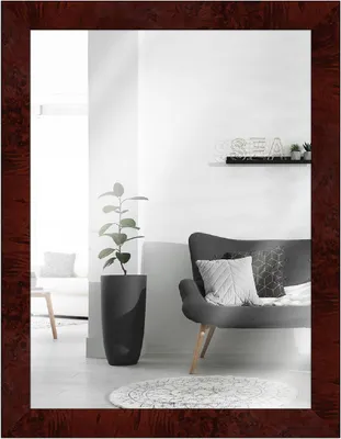 Produktbild von MendeFrames Wandspiegel „Racine“ in Dunkelbraun, 70 x 100 cm