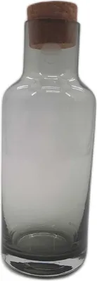 Immagine prodotto di caraffa per acqua blomusHYDRA caraffa in vetro da 1 litro coperchio in sughero colori fumosi elegante