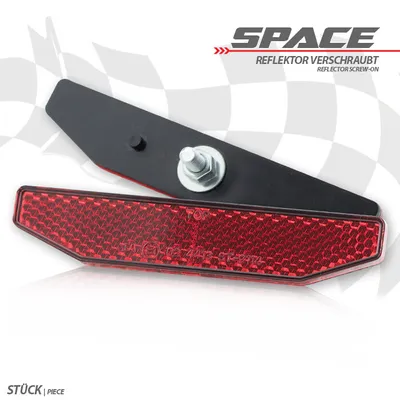 Image de Reflektor Space 6-eckig rot ohne Rand