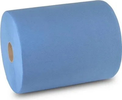 Produktbild von Industriepapierrolle SemyTop - 2-lagig - blau - 2 Rollen - 37 x 32 cm