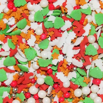 Obrázek produktu pro Cukrová posypka CHRISTMAS COLOR MIX 50 g