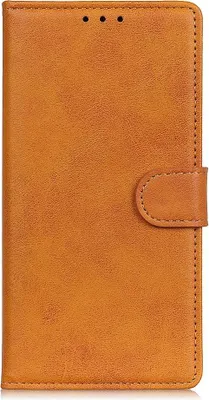 Produktbild von Samsung Galaxy A72 Hülle - Coverup Luxus Klapphülle - Braun