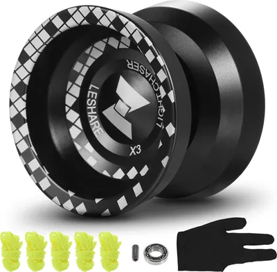 Produktbild von Professioneller Yoyo-Ball aus Aluminiumlegierung, reaktionsschnelles YoYo mit nicht reagierendem Lager fuer professionelle Anfaenger
