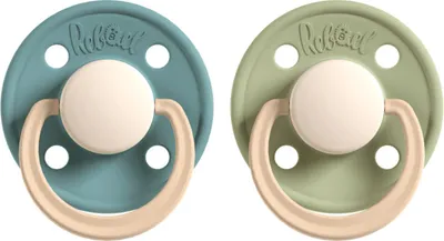 Produktbild von Rebael Schnuller 2er-Pack Rainy Pearly Lion / Cloudy Pearly Lion, 2-Pack, Size 2 (+6 Monate)