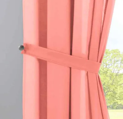 Produktbild von Gardinen Nizza 254x135 cm Coral Transparent Baumwoll-Voile 2er Set 2019031-2