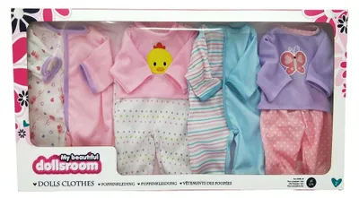 Imagen del producto de Mi Hermoso Conjunto de Ropa para Muñecas, 4 Piezas, 41 cm