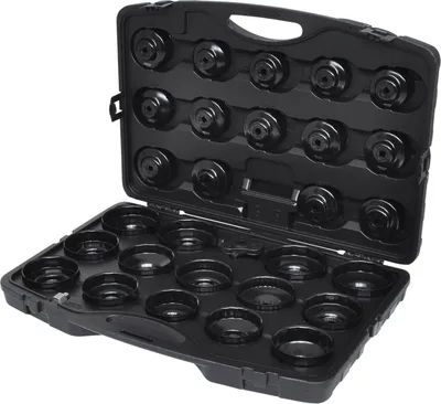 Imagen del producto de Juego de llaves para filtros de aceite de 3/8", 30 piezas