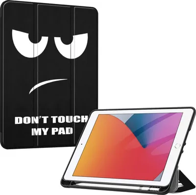 Produktbild von Fintie Hülle für iPad 9. Generation 2021/8. Gen 2020/7. Gen 2019 10.2 Zoll - Superleicht Soft TPU Rückseite Abdeckung Schutzhülle mit eingebautem Pencil Halter, Auto Sleep/Wake, Don't Touch
