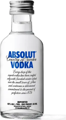 Produktbild von Absolut Vodka Blue 50ml 40% Vol.
