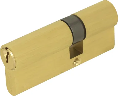 Produktbild von DOMINO Profilzylinder Schließzylinder DMO 31/31 Zylinderschloss | Türschloss | Schloss mit 3 Schlüsseln | Einsteckschloss | Haustür-Schloss | Mehr als 25.000 Zyklen | Gold