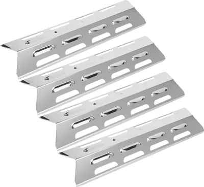 Zdjęcie produktu dla 4 sztuki palników ze stali nierdzewnej Płyta grzewcza Grill XH00463 Pasuje do grilla ogrodowego