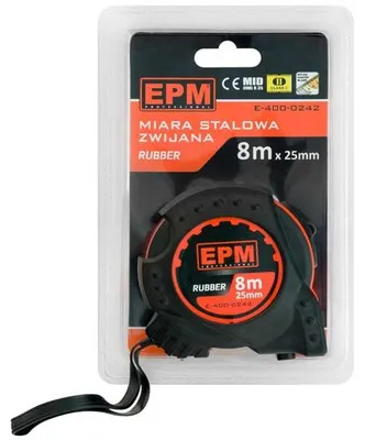 Image de Ruban de mesure en caoutchouc 8 m x 25 mm - E-400-0242