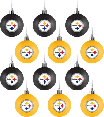 Produktbild von Pittsburgh Steelers 12er Set XMAS NFL Weihnachtskugeln