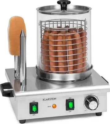 Produktbild von Wurstfabrik 450 Hot Dog Maker 450W 5L 30-100°C Glas Edelstahl, Leistung der Variante:550 W