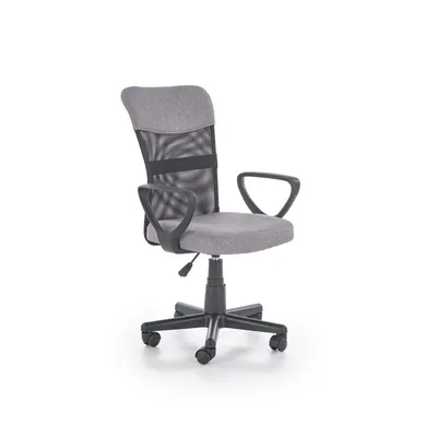 Produktbild von Halmar Bürostühl für Jugendliche grau Stoff 59cm x 52cm x 91cm