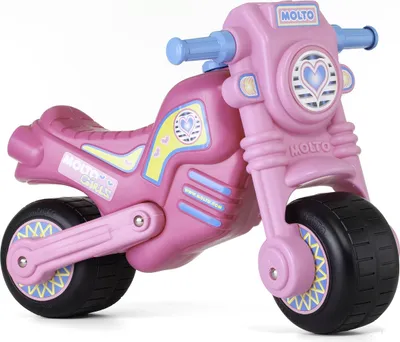 Obrázek produktu pro Dětské chodítko Motorka Molto Cross Pink