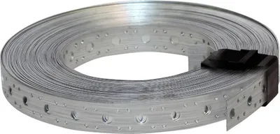 Produktbild von BKshop | Lochband - Montageband - 25 x 1,0 mm - 25 m Rolle - Stahl verzinkt