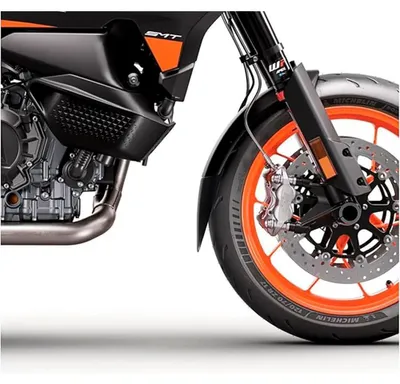 Produktbild von Puig Ktm 890 Smt 2024 Vorderradkotflügelverlängerung Schwarz  Schwarz One Size