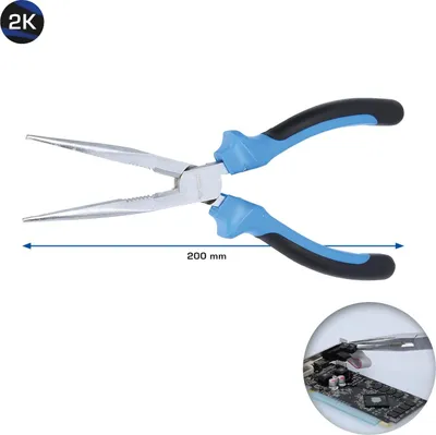 Immagine prodotto di BRILLIANT TOOLS Pinze a becchi d'ago 200 mm - BT062901