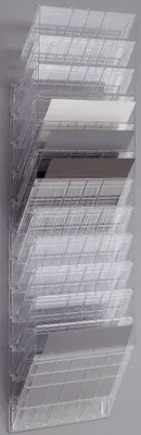 Produktbild von DURABLE Prospektspender A4 quer 12 St., 1709781400 transparent