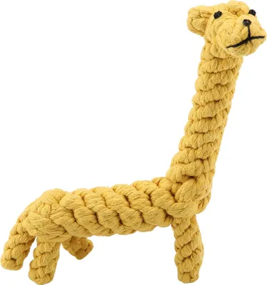 Produktbild von Giraffe -Spielzeug, Zähneputzhund -Baumwollseil resistent für das Training von Haustieren Spielzeug