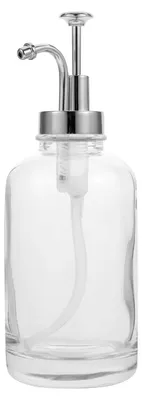Produktbild von Glas-Sirupspender mit Silikonpumpe für Ahornsirup und Zucker