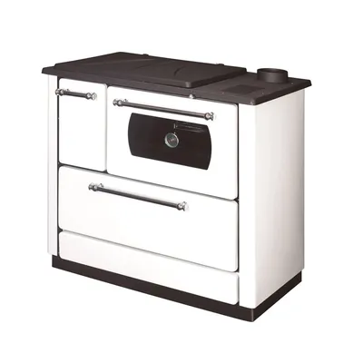 Produktbild von Holzherd mit Ofen Einzeln beheizbar Dana Sannover 9 kW Weiß
