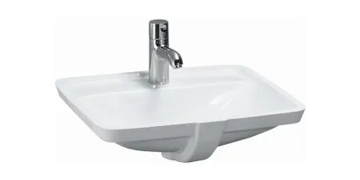 Zdjęcie produktu dla Laufen Pro A - Umywalka, 490x360 mm, 1 otwór na baterię, z LCC, biała H8119664001041