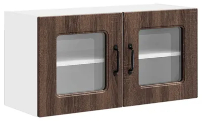 Image de Façade de lave-vaisselle vidaXL Kalmar, aspect chêne brun, 80 x 31 x 40 cm