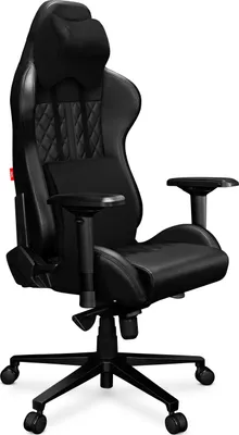 Produktbild von Yumisu 2050 Black, Bürostuhl, schwarz, Kunstleder, Gamingstuhl, 4D-Armlehnen, Belastbarkeit 150kg, Velourskissen