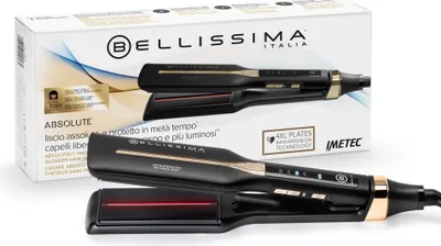 Obrázok produktu pre Bellissima 11873, Žehlička na vlasy, Teplé, 170 °C, 230 °C, Čierna, Keramický keratín