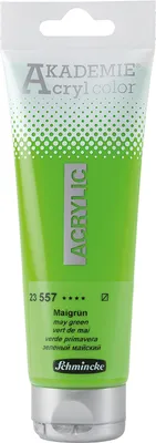 Produktbild von Schmincke 120ml AKADEMIE Acryl color Maigruen Acryl 23 557 012