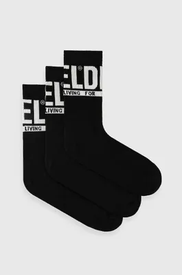 Image de Diesel 00sayj-2qatv Ray Chaussettes 3 paires Noir EU 35-38 Hommes Noir EU 35-38