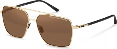 Produktbild von Porsche Design P8974 Gold/black 61/15/145 Herren Sonnenbrillen