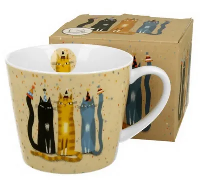 Produktbild von Xxl Porzellanbecher Cat's World Party 610ml