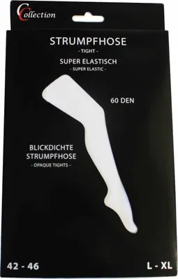 Produktbild von Damen Strumpfhose Blickdicht, Feinstrumpfhose 60 DEN, rot L/XL