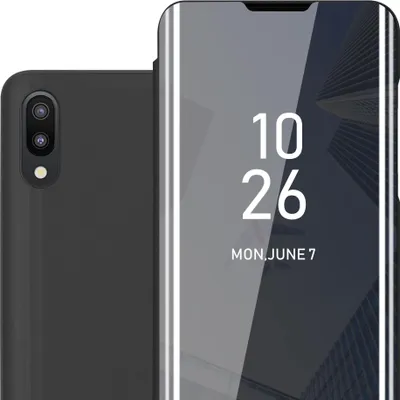 Image de Cadorabo Housse pour Samsung Galaxy A10 / M10 en noir Cover Backcover Housse Book Case Booklet