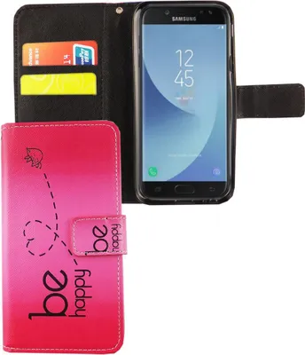 Zdjęcie produktu dla Etui na telefon komórkowy Samsung Galaxy J3 2017 Be Happy Pink
