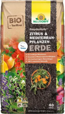 Produktbild von Neudorff NeudoHum Zitrus- & MediterranpflanzenErde 40 Liter