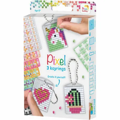 Obrázok produktu pre Pracht Creatives Hobby GmbH Pixelová sada medailónov Dievčatá