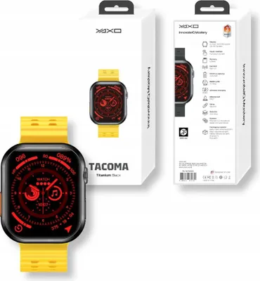 Zdjęcie produktu dla YAXO Smartwatch TACOMA Titanium Black