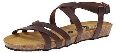 Produktbild von plakton 405184 Fran Vali Dakota - Damen Pantolette - Coffee, Größe:40 EU