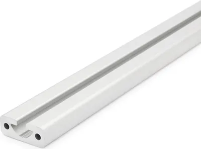 Produktbild von Länge 90mm - Aluminiumprofil 40x16S I-Typ Nut 8 (schwer), silber eloxiert. Aluminium Profil 40x16 Alu Profil 40 x 16 Montage- Systemprofil