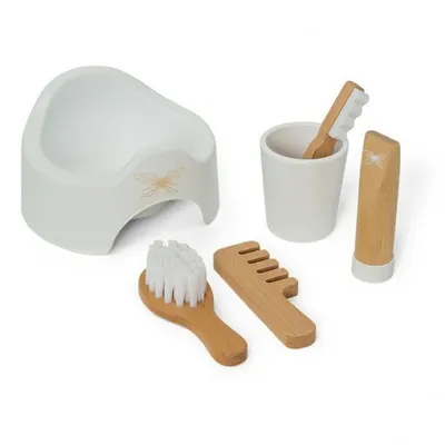 Produktbild von ByASTRUP – Puppenpflegeset mit Töpfchen aus Holz