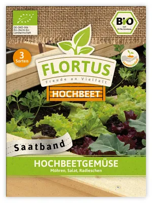 Produktbild von Hochbeetgemüse (Saatband) | Saatbänder & Saatplatten von FLORTUS