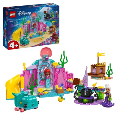 Image de LEGO ǀ Disney Princess La grotte de cristal d'Arielle, jouet fantastique pour enfants avec personnage de sirène, épave et poissons, cadeau pour filles et garçons à partir de 4 ans 43254