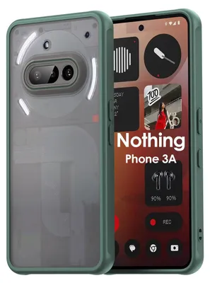 Produktbild von Handyhülle für Nothing Phone 3A Matt Stoßfest Schutzhülle Back cover in Grün