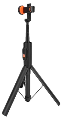 Produktbild von Selfie-Stick-Stativ, automatisch ausklappbar, 31–146 cm, ausziehbarer Selfie-Stick mit Bluetooth-Fernbedienung für Fotografie und Videoaufnahmen