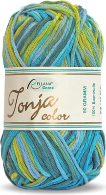 Produktbild von Rellana Tonja Color Topflappengarn 100%Baumwolle Schulgarn 50 g =85m 421