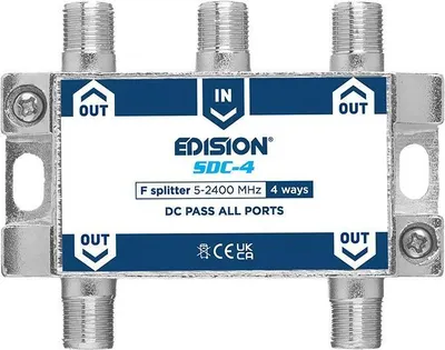 Produktbild von Edision SDC-4 Sat-Verteiler 4-fach 5-2400 MHz